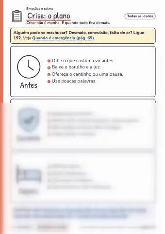 Página Plano para a crise do PDF.